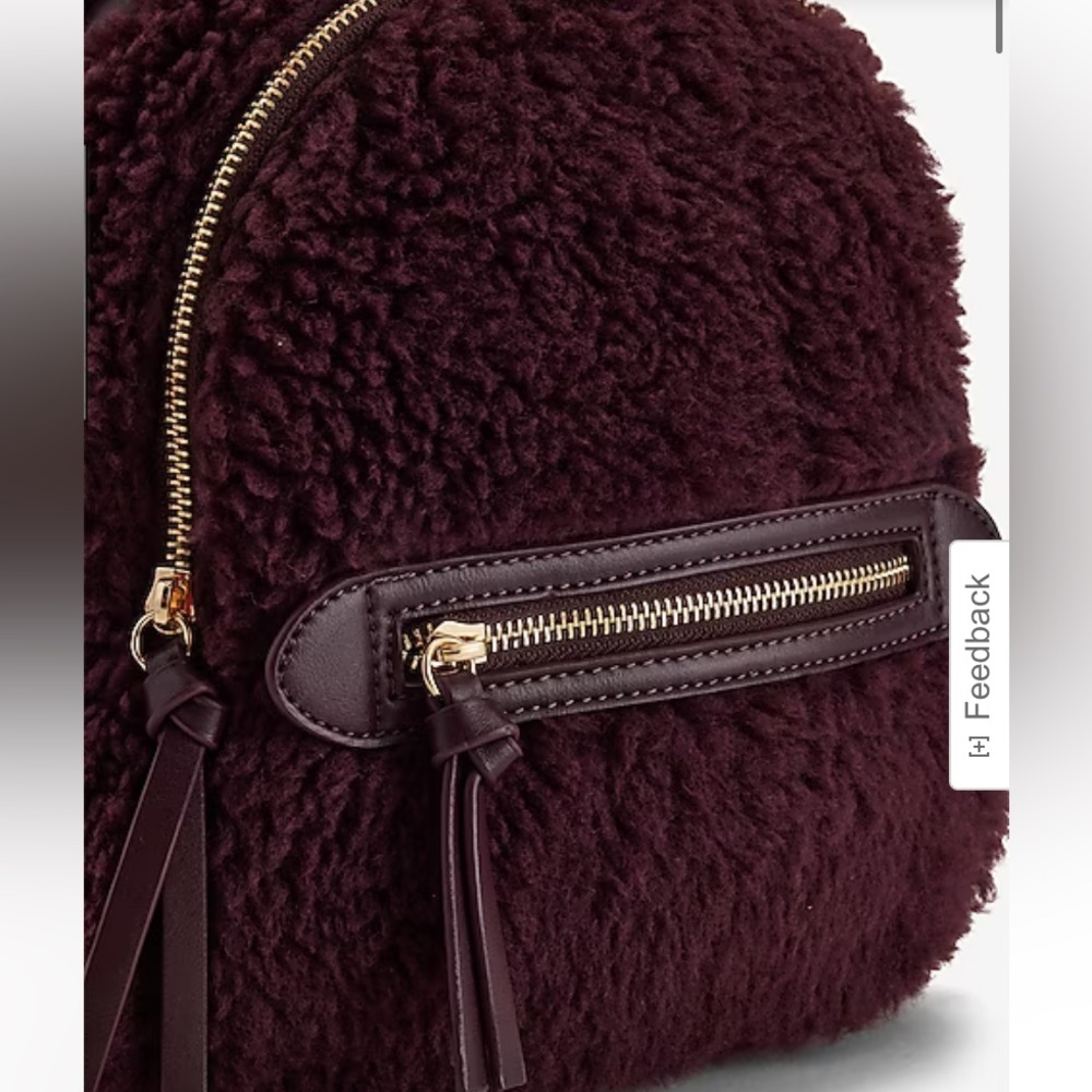 Brand new express teddy mini backpack